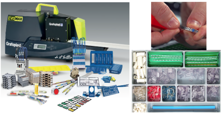 Grafoplast Tags & Sleeves and TRASP Manually applied wire marking Grafoplast Tags & Sleeves and TRASP Manually applied wire marking