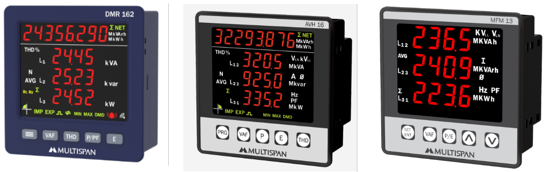DMR-162, AVH-16, MFM-13 CONTROLLER AND MULTIMETERS
