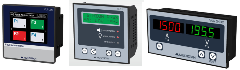 Fault annunciators & Multi function meters