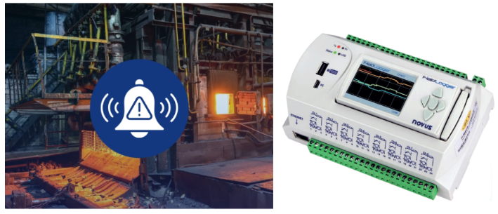 FieldLogger High Limit Alarm for Thermal Monitoring. Mimic Cape