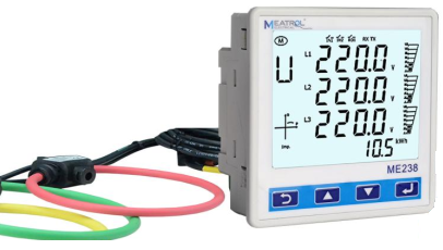 ME238 Three-phase Multifunctional Smart Meter by Mimic-Cape