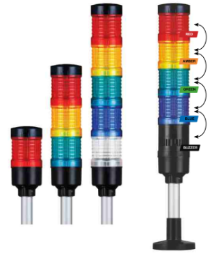 QT series stackable modular multifunction tower lights Mimic Cape
