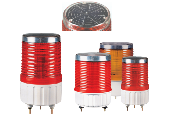 SOL Solar Rechargeable Flashing Warning Lights