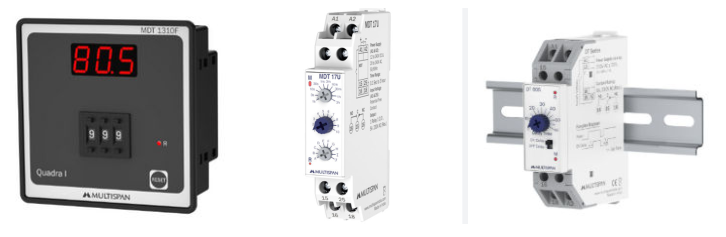 Timers, Multifunction, Thumbwheel, Delay ON/OFF